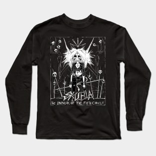 Black Metal Skuella Long Sleeve T-Shirt